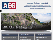 Tablet Screenshot of aegroup-llc.com